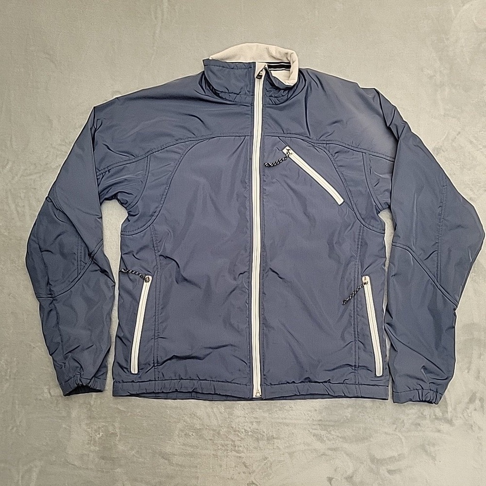 Pearl Izumi Jacket Men Medium Blue 4731 Cycling Windbreaker Outerwear